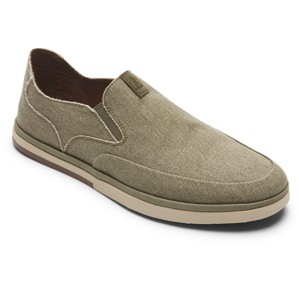 Rockport Mens Austyn - Slip-On Olive - KMX520147